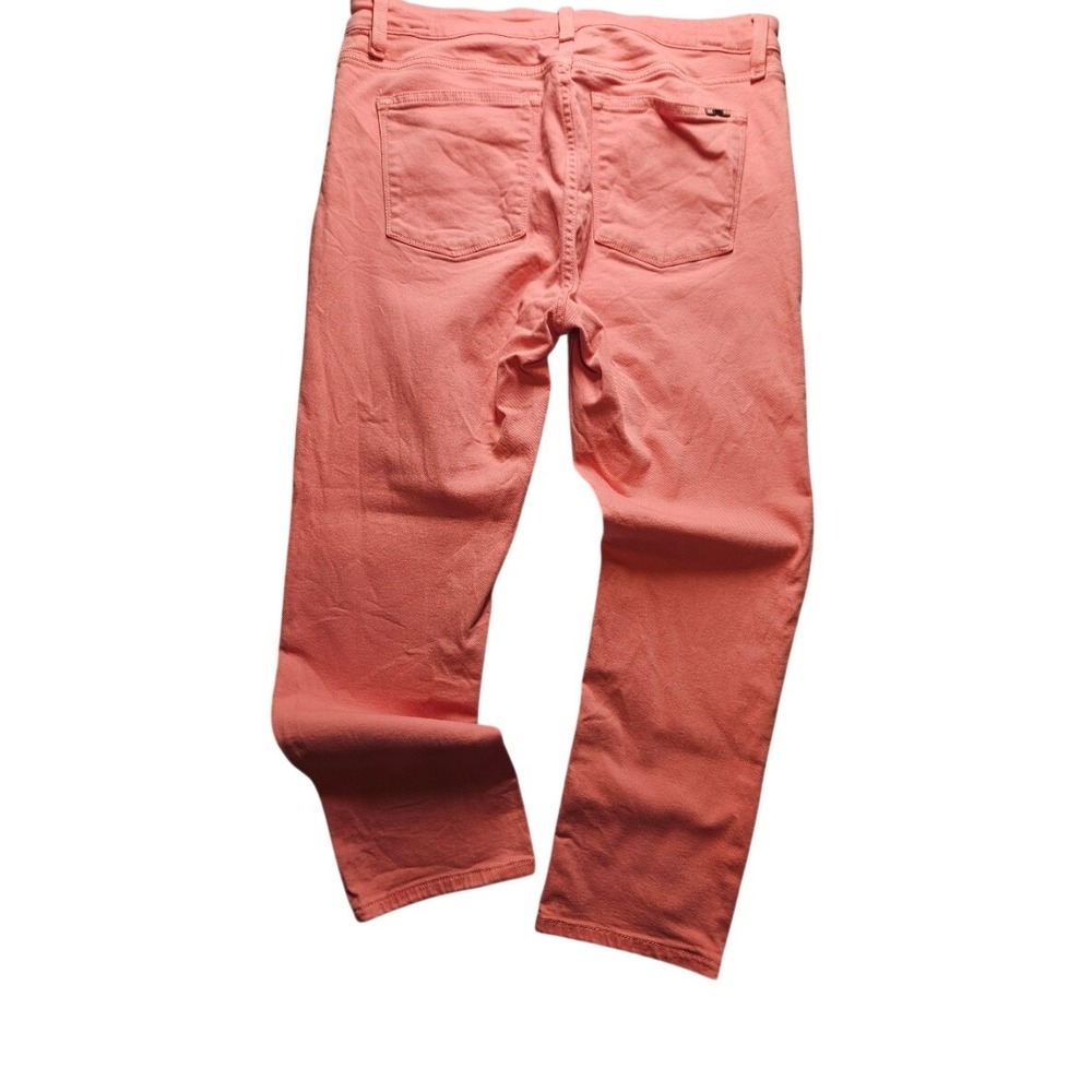 Lauren Ralph Lauren Coral Pink Straight Leg Jeans Womens 10 LRL Stretch Pants - Picture 3 of 4